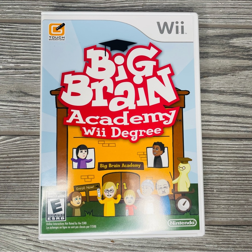 Big Brain Academy Wii Degree Nintendo Wii Game Complete works